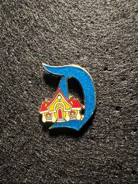 Disneyland 70th Gold D - Toontown Disneyland D Pin